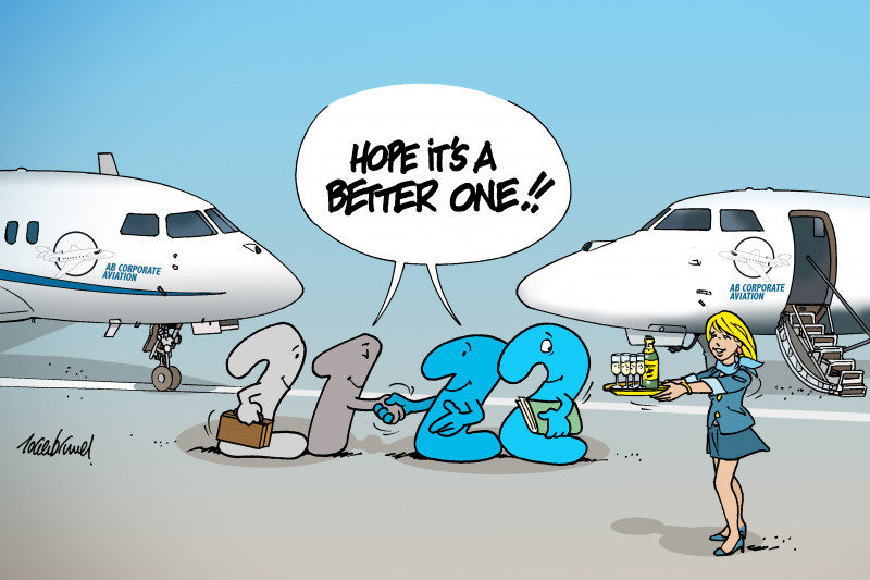 Happy new year 2022, Private Aircraft
