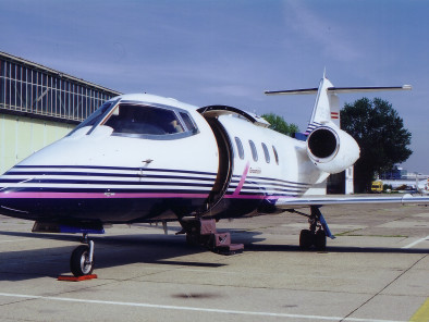 Bombardier learjet 55 outside