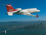 Bombardier learjet 60 flying