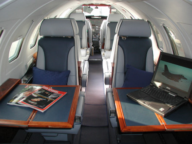 Cessna citation ii bravo inside