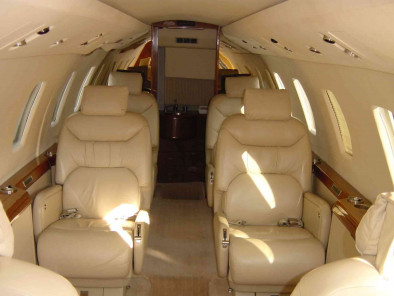Cessna citation 7 inside, Business jet