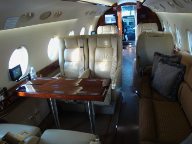 Gulfstream g200 interior, Private business jet