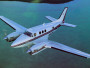Beechcraft King Air 90, Air Taxi, used by Private Jet Charter service from AB Corporate Aviation, showing beechcraft-king-air-90-flying.