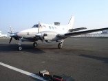 Beechcraft king air 90 ready take off, Air taxi charter