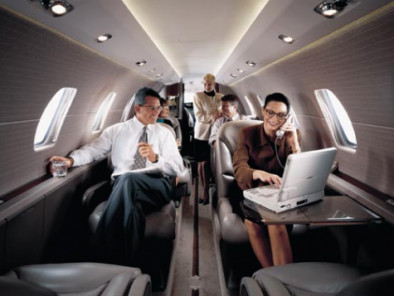 Private Jet Image 492, citation excel interior people