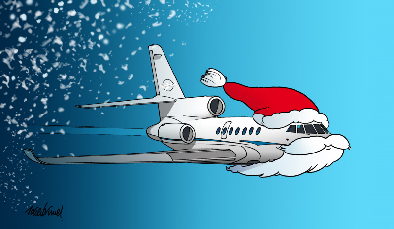 Christmas 2019, Private Jet