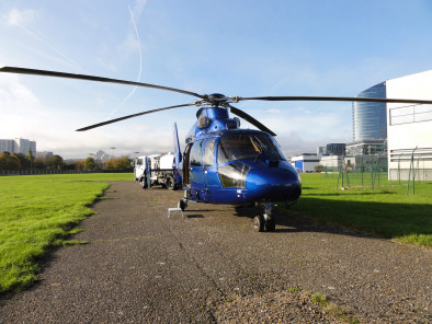 VIP excursion by a Private Helicopter Dolphin from Paris to Reims France