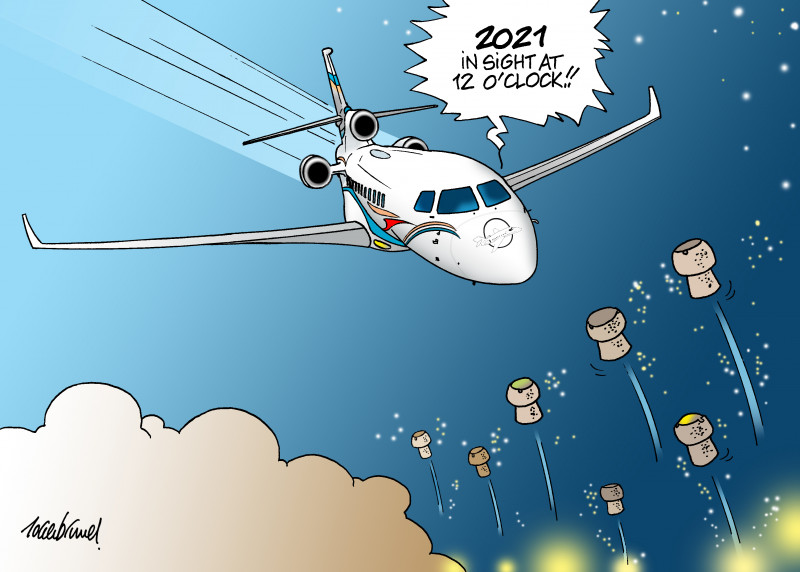 Happy new year 2021, Business Aircraft