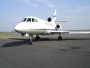 Dassault Falcon 50, Business Aircraft, used by Private Jet Charter service from AB Corporate Aviation, showing dassault-falcon-50-outside.