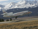 Dassault falcon 7x take off, Dassault Falcon 7X Private aircraft