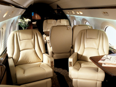 Gulfstream v flying interior, Cost to book a private jet