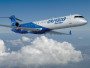 Bombardier CRJ 1000, Airliner, used by Private Jet Charter service from AB Corporate Aviation, showing crj-1000-flying.