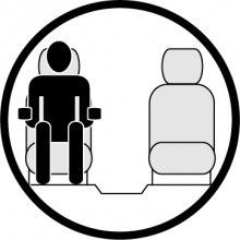 Sketch of the cabin section showing the height available for a passenger of Bombardier LearJet 75, available for private jet charter with a Private Aircraft