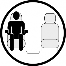 Sketch of the cabin section showing the height available for a passenger of HondaJet, available for private jet charter with a Air Taxi